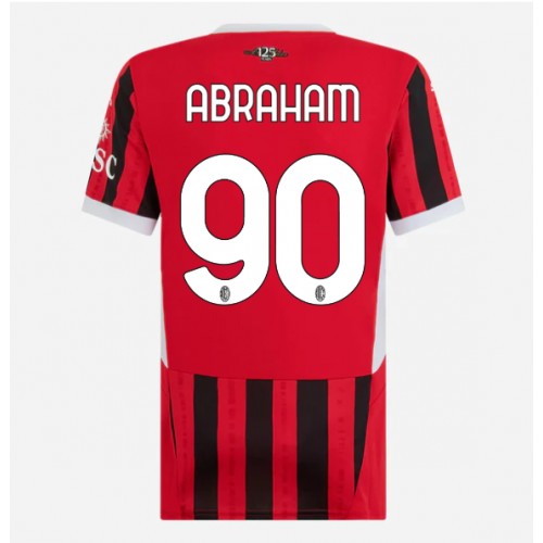 Ženski Nogometni dresi AC Milan Tammy Abraham #90 Domači 2024-25 Kratek Rokav